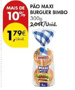 Pingo Doce Pão maxi burger bimbo promoção