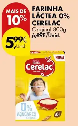 Pingo Doce Farinha láctea 0% cerelac promoção