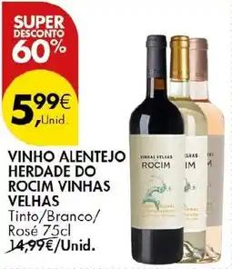 Pingo Doce Vinho alentejo herdade do rocim vinhas velhas promoção