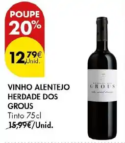 Pingo Doce Vinho alentejo herdade dos grous promoção