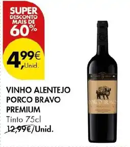 Pingo Doce vinho alentejo porco bravo premium promoção