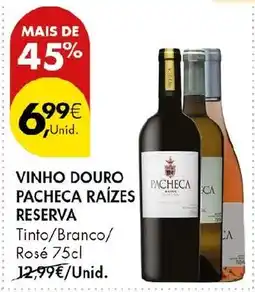 Pingo Doce vinho douro pacheca raízes reserva promoção