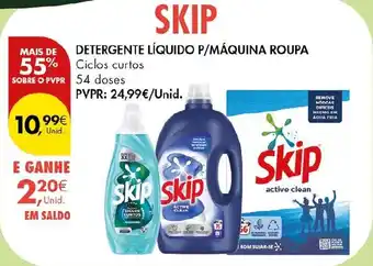 Detergente líquido p/máquina roupa skip