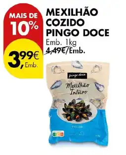 Pingo Doce Mexilhão cozido pingo doce promoção