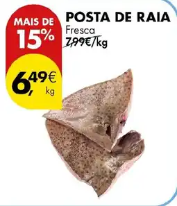 Pingo Doce Posta de raia fresca promoção