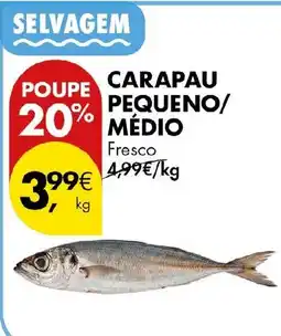 Pingo Doce carapau pequeno/medio promoção