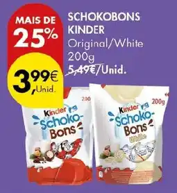 Pingo Doce Schokobons kinder promoção
