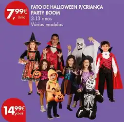 Pingo Doce Fato de halloween p/criança party boom promoção