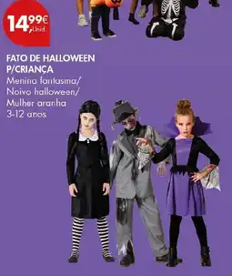Pingo Doce Fato de halloween p/criança promoção