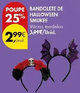 Pingo Doce bandolete de halloween smukee promoção