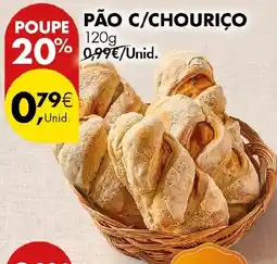 Pingo Doce Pão c/chouriço promoção