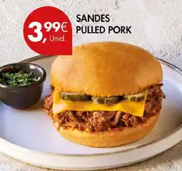 Pingo Doce Sandes pulled pork promoção