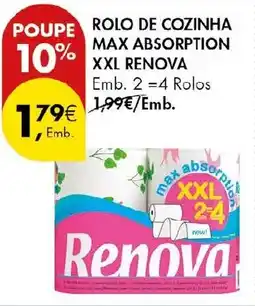 Pingo Doce Rolo de cozinha max absorption xxl renova promoção
