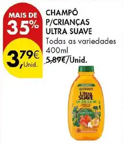 Pingo Doce Champô p/crianças ultra suave promoção