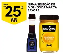 Continente Numa seleção de molhos da marca savora promoção