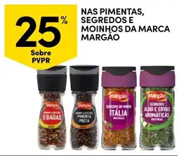 Continente Nas pimentas, segredos e moinhos da marca margao promoção