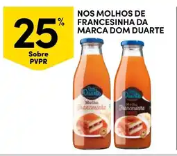 Continente Nos molhos de francesinha da marca dom duarte promoção