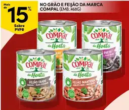 Continente No grão e feijão da marca compal promoção