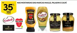 Continente Nas mostardas das marcas maille, paladin e calvé promoção