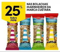 Continente Nas bolachas marinheiros da marca cuétara promoção