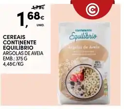 Continente Cereais continente equilíbrio promoção