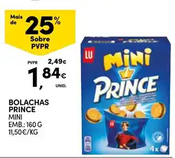 Continente Bolachas prince mini promoção