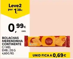 Continente Bolachas merendinha continente promoção