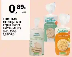 Continente Tortitas continente equilíbrio arroz/milho promoção