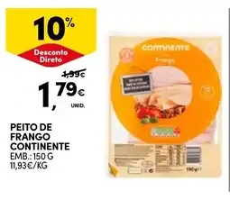 Continente Peito de frango continente promoção