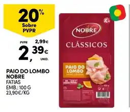 Continente Paio do lombo nobre promoção
