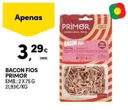 Continente Bacon fios primor promoção