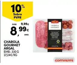 Continente Charola gourmet argal promoção