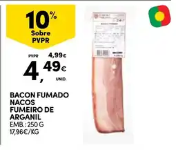 Continente Bacon fumado nacos fumeiro de arganil promoção