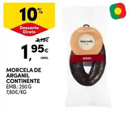 Continente Morcela de arganil continente promoção