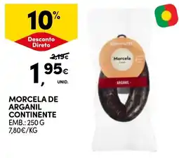 Continente Morcela de arganil continente promoção