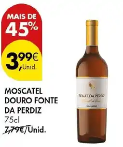 Pingo Doce Moscatel douro fonte da perdiz promoção