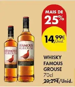 Pingo Doce Whisky famous grouse promoção