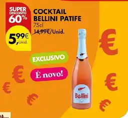 Pingo Doce Cocktail bellini patife promoção