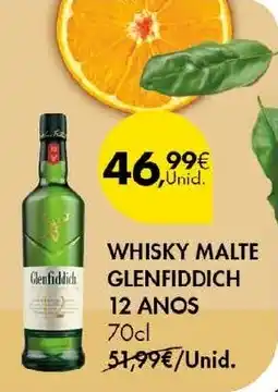 Pingo Doce Whisky malte glenfiddich 12 anos promoção