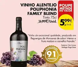 Pingo Doce Vinho alentejo poliphonia family blend promoção