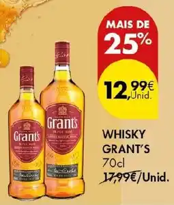 Pingo Doce Whisky grant's promoção