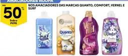 Continente Amaciadores roupa quanto comfort vernel surf promoção