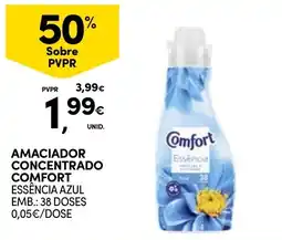 Continente Amaciador concentrado comfort promoção