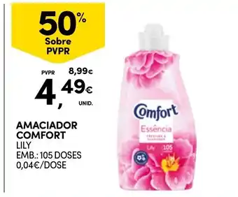 Amaciador comfort lily