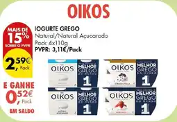 Pingo Doce Iogurte grego oikos promoção