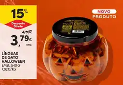 Continente Línguas de gato halloween promoção