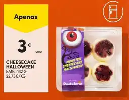 Continente Monster cheesecake halloween promoção