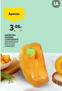 Continente Abóbora menina continente promoção