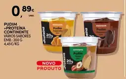 Continente Pudim +Proteína Continente promoção