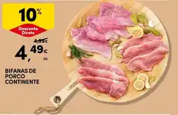 Continente Bifanas de porco continente promoção